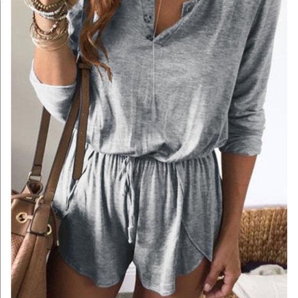 Drawstring romper - Picture 1 of 2